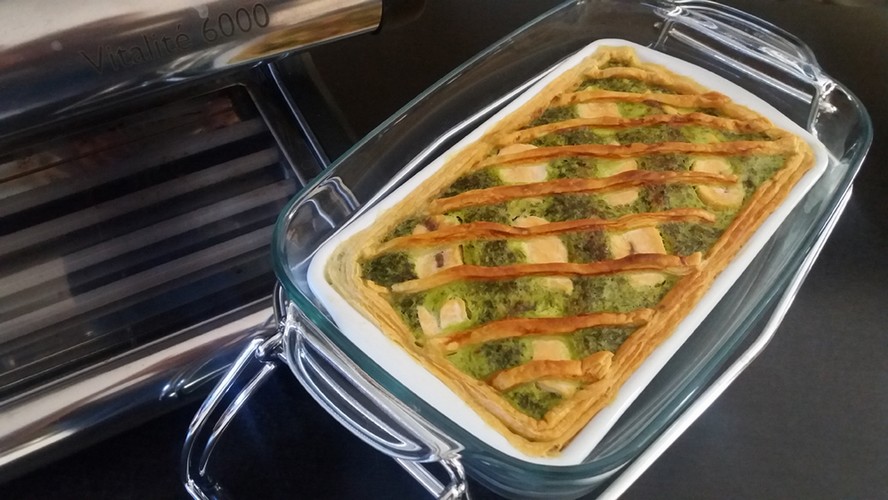 quiche épinard saumon fenouil cuisson vapeur