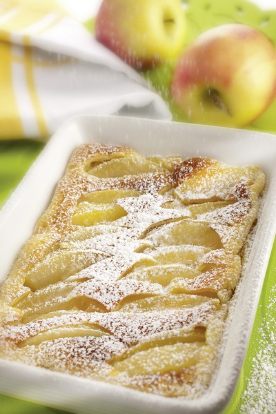 Clafoutis aux pommes à la vapeur douce