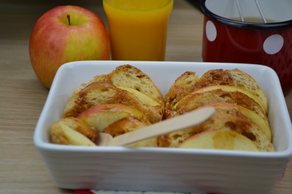 Une recette de pain perdu aux pommes