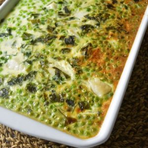 Un clafoutis salé bien moelleux